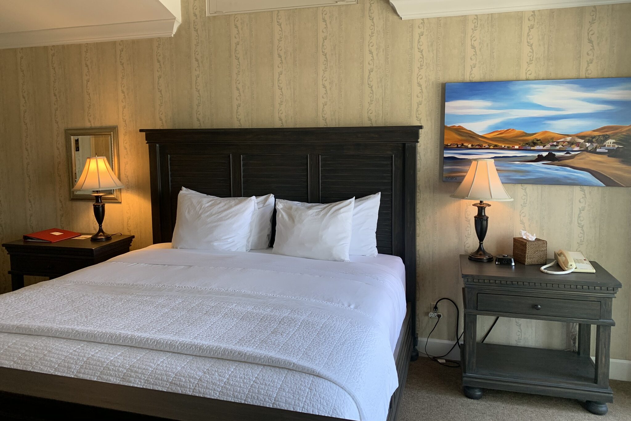 Room 205 Bed view