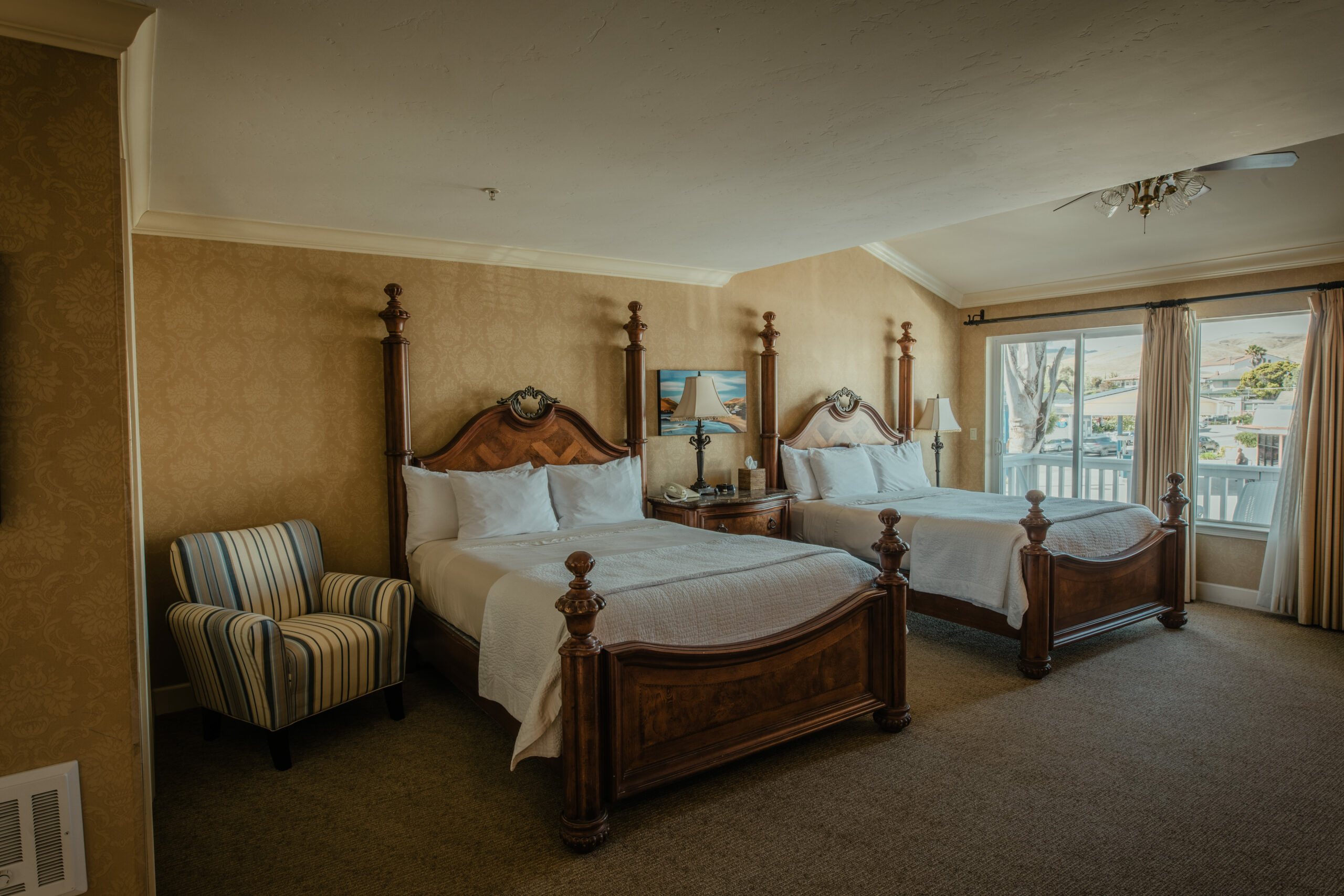 Room 207 bed view